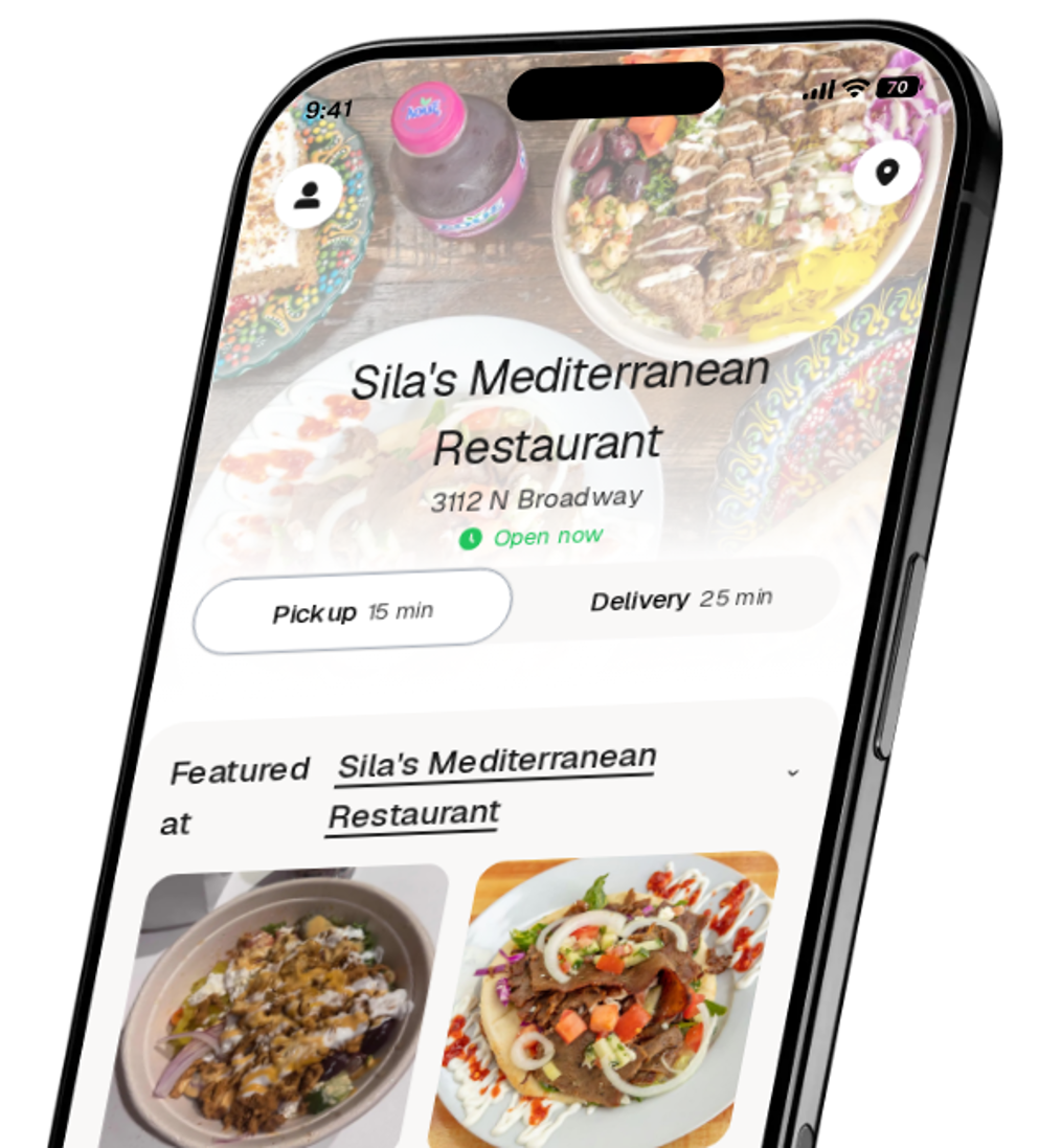 Sila's Mediterranean Restaurant app preview