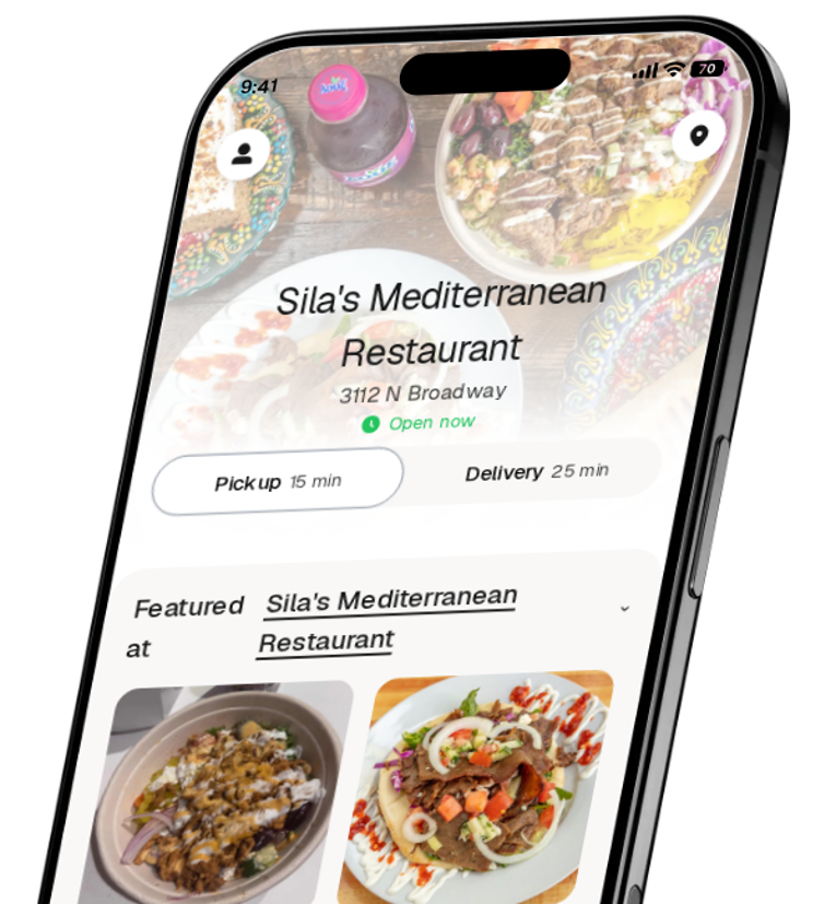 Sila's Mediterranean Restaurant app preview