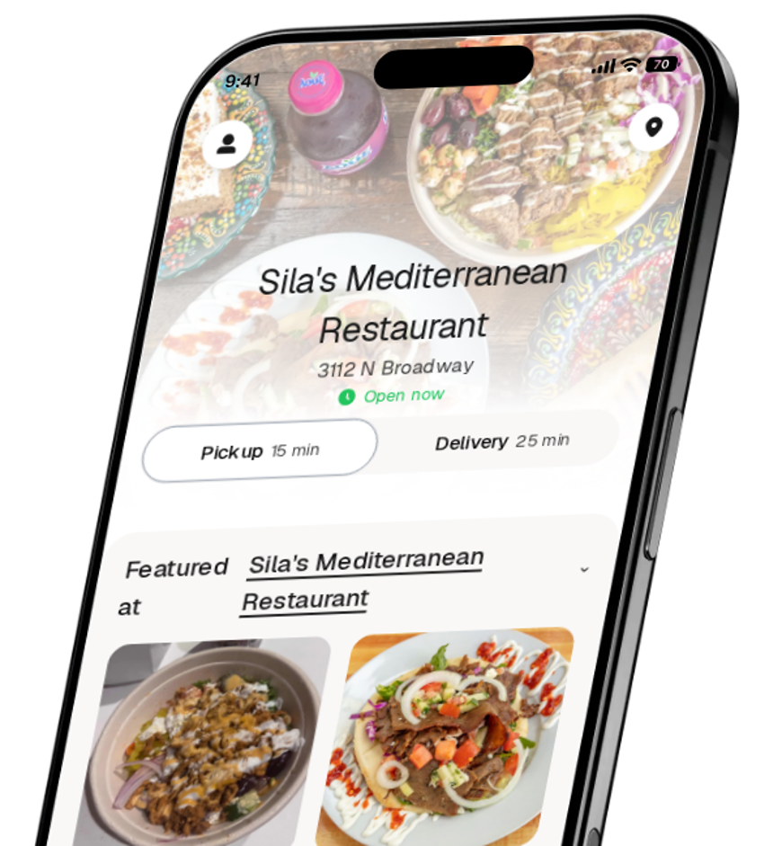 Sila's Mediterranean Restaurant app preview