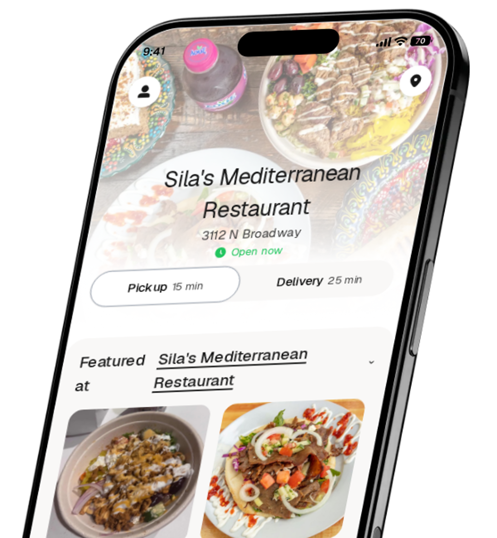 Sila's Mediterranean Restaurant app preview