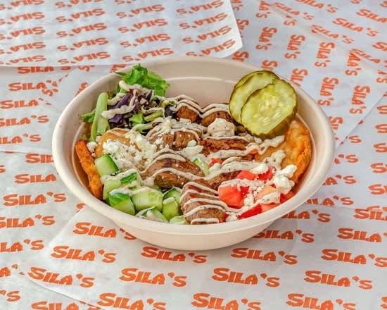 Sila's Steak Shish Bowl.